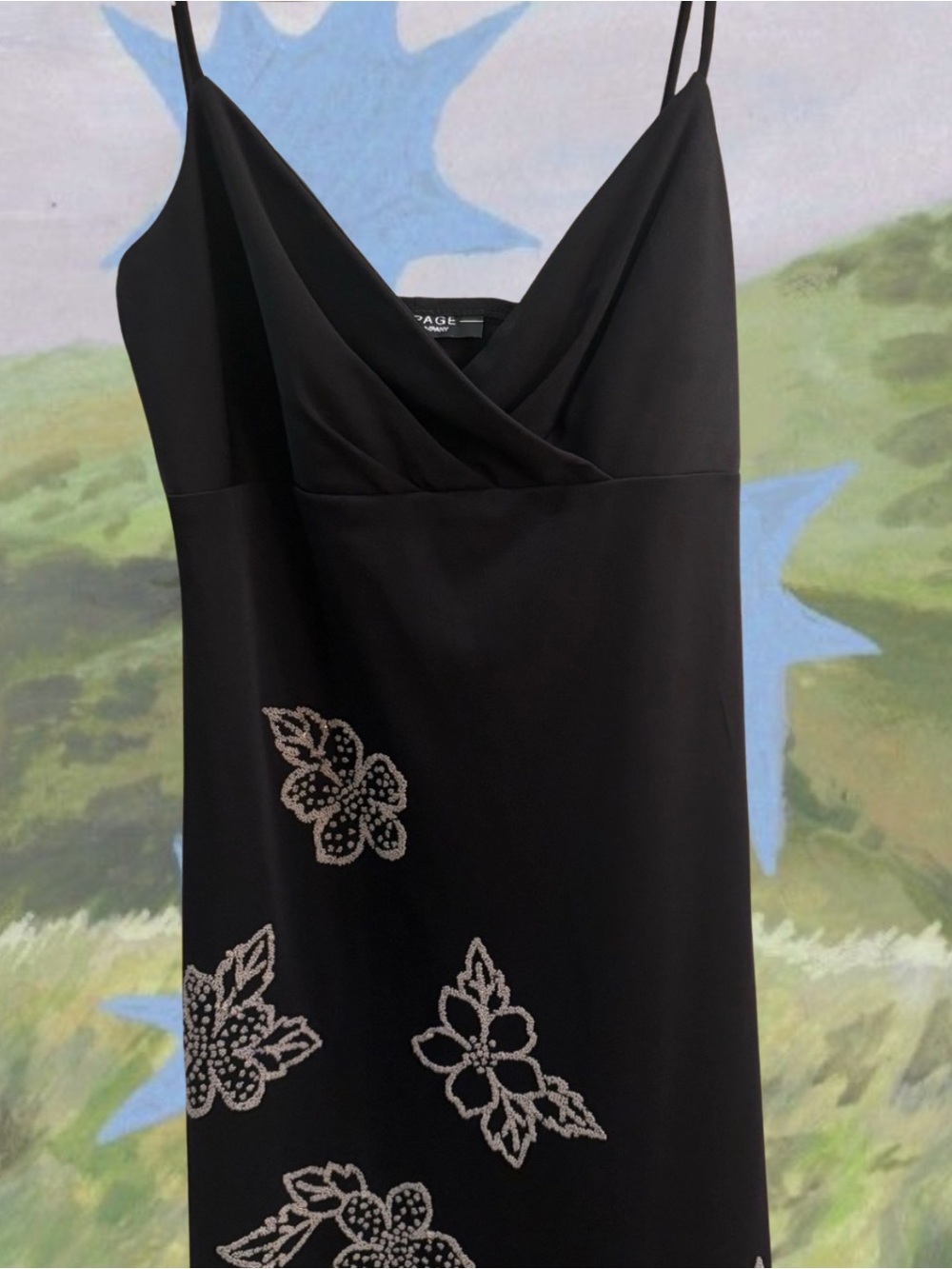 Vintage Rampage Y2K Beaded High Low Dress Coquette Party Formal